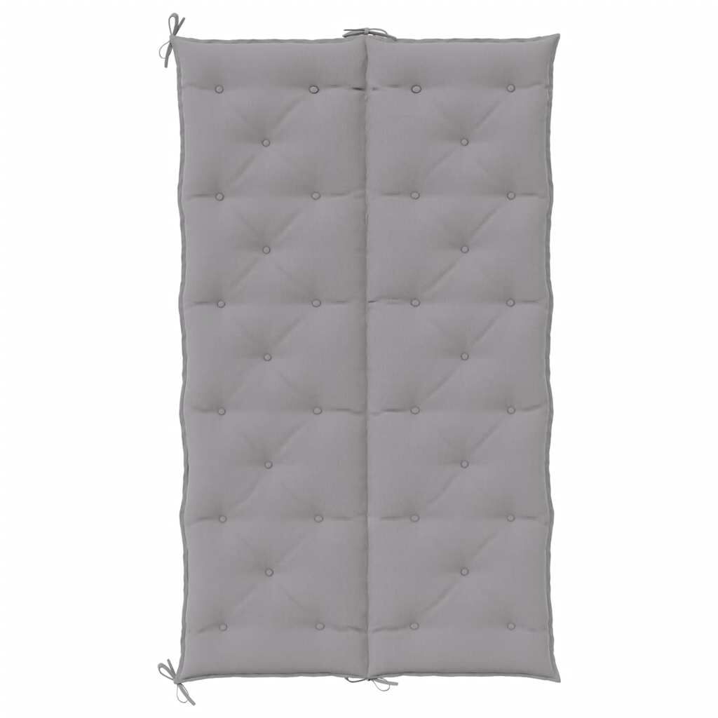 vidaXL Μαξιλάρι Πάγκου Κήπου Γκρι 180x(50+50)x7 εκ. Ύφασμα Oxford