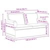 vidaXL &Kappa;&alpha;&nu;&alpha;&pi;έ&sigmaf; 2 pcs &Sigma;&kappa;&omicron;ύ&rho;&omicron; &Gamma;&kappa;&rho;&iota; 144 x 80 x 85 &epsilon;&kappa; ύ&phi;&alpha;&sigma;&mu;&alpha;