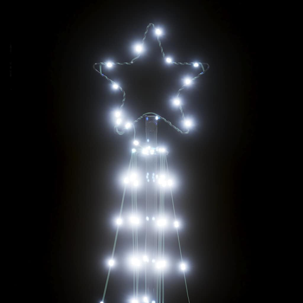 vidaXL Χριστουγεννιάτικο δέντρο LED 363 LED Ψυχρό Λευκό 182 εκ.
