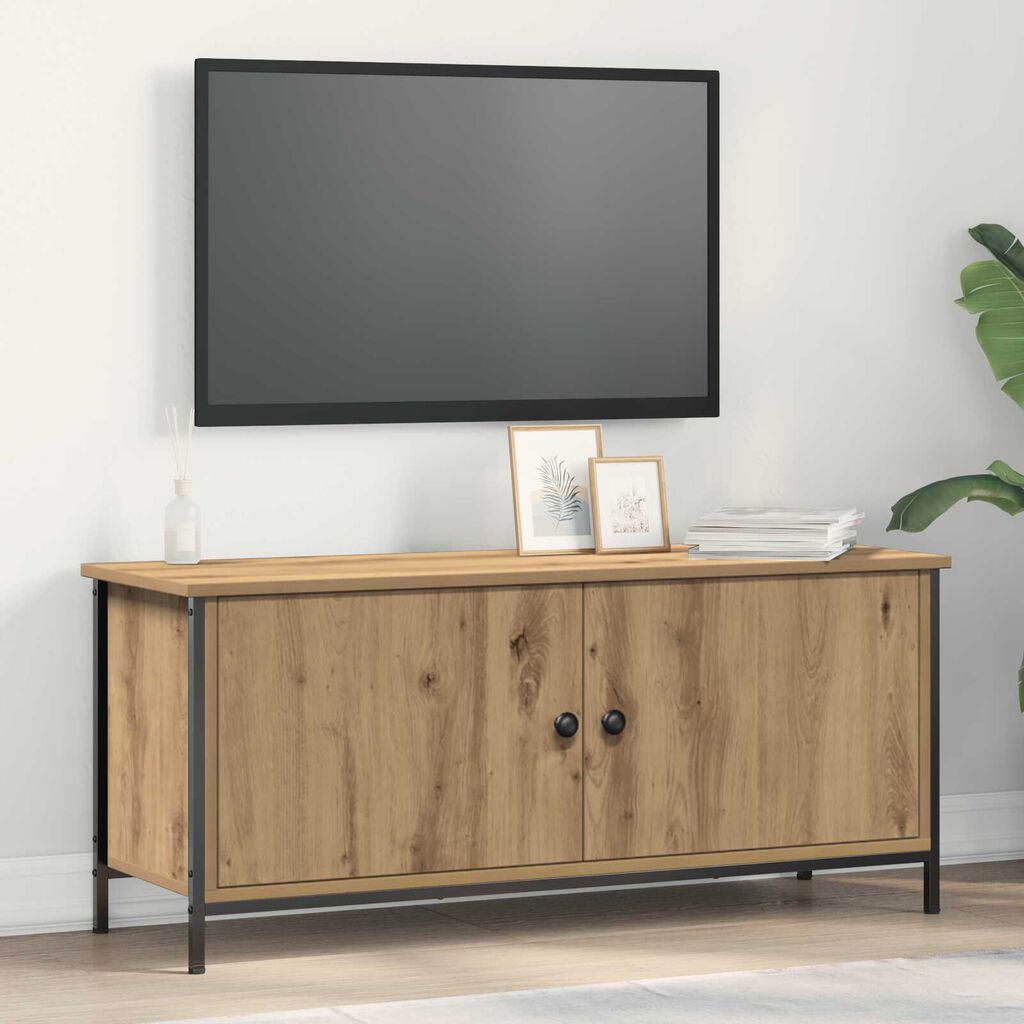vidaXL Τηλεόραση Στάντ - Artisan Oak Artisan oak Επεξεργασμένο ξύλο
