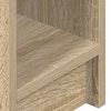 vidaXL Κομοδίνα με συρτάρι 2 τεμ. Sonoma Δρυς 20x36x60 εκ.