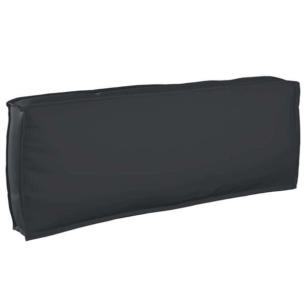 vidaXL Μαξιλάρι παλέτας για πλάτη Μαύρο 120 x 40 x 12 cm Ύφασμα Oxford
