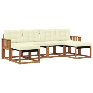 vidaXL &Sigma;&epsilon;&iota;&rho;ά &Kappa;&alpha;&nu;&alpha;&pi;έ &Epsilon;&xi;&omega;&tau;&epsilon;&rho;&iota;&kappa;&omicron;ύ &mu;&epsilon; &mu;&alpha;&xi;&iota;&lambda;ά&rho;&iota; 6 pcs &Phi;&upsilon;&sigma;&iota;&kappa;ό &kappa;&alpha;&iota; &Kappa;&rho;έ&mu;&alpha;