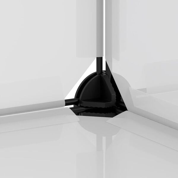 vidaXL Παπουτσοθήκη Διαφανής 44 x 32 x 174 εκ. από Πολυπροπυλένιο