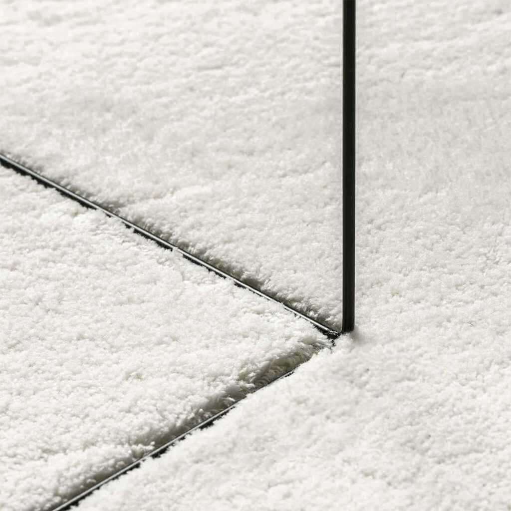 vidaXL Χαλί HUARTE Κρεμ 100 x 200 cm Πολυεστέρας