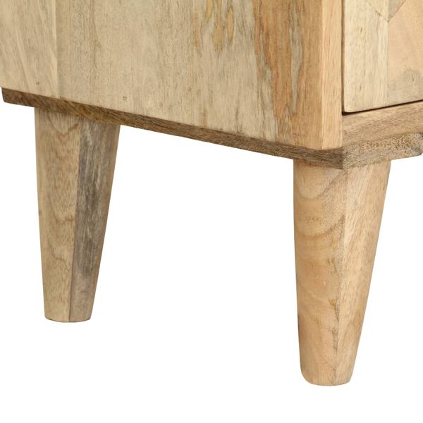 vidaXL Συρταριέρα 75 x 35 x 75 εκ. από Μασίφ Ξύλο Μάνγκο