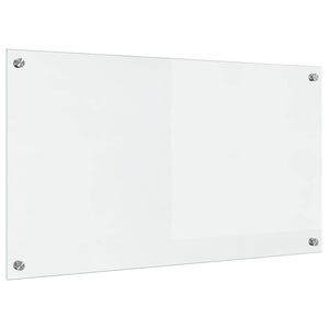 vidaXL Πίσω Πάνελ Κουζίνας Διαφανές 90 x 50 cm σκληρυμένο γυαλί