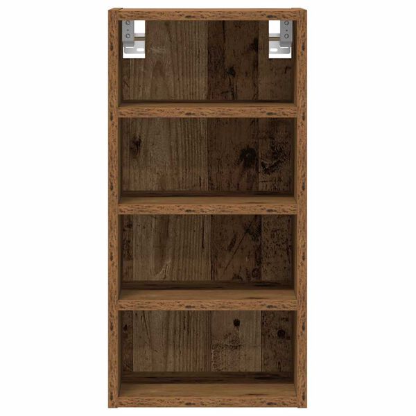vidaXL κρεμαστό ντουλάπι Riga Παλιό ξύλο 30x29,5x60 cm
