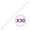 vidaXL &Kappa;&alpha;&nu;ά&lambda;&iota; &Kappa;&alpha;&lambda;&omega;&delta;ί&omega;&nu; 20 x 10 &chi;&iota;&lambda;. 30 &mu;. &alpha;&pi;ό PVC