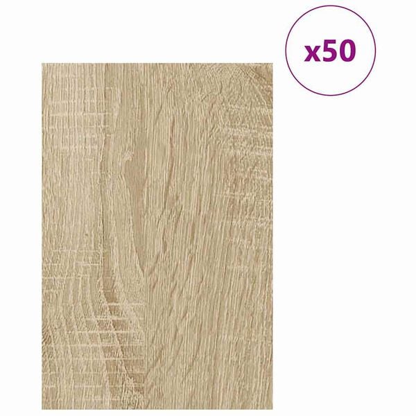 vidaXL Διακοσμητικά Πάνελ 50 pcs Sonoma Δρυς 40 x 60 x 0.3 εκ.