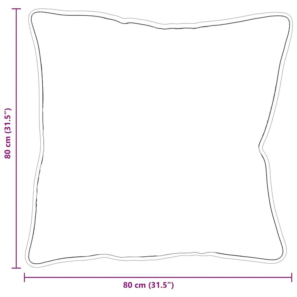 vidaXL Σετ Κουβέρτας με μαξιλάρι 2 pcs Λευκό 155 x 200 εκ. Μικροΐνες