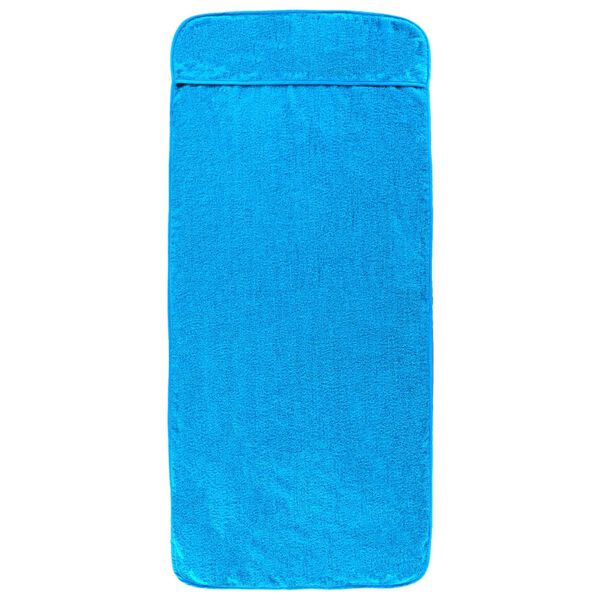 vidaXL Πετσέτες Θαλάσσης 2 τεμ. Τιρκουάζ 60 x 135 εκ. Ύφασμα 400 GSM