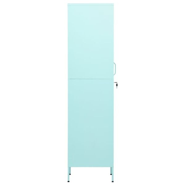 vidaXL Φοριαμός Χρώμα Μέντα 35 x 46 x 180 εκ. από Ατσάλι