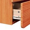 vidaXL Κομοδίνο Καφέ κεριού 39 x 34 x 33 εκ. Μασίφ ξύλο πεύκου