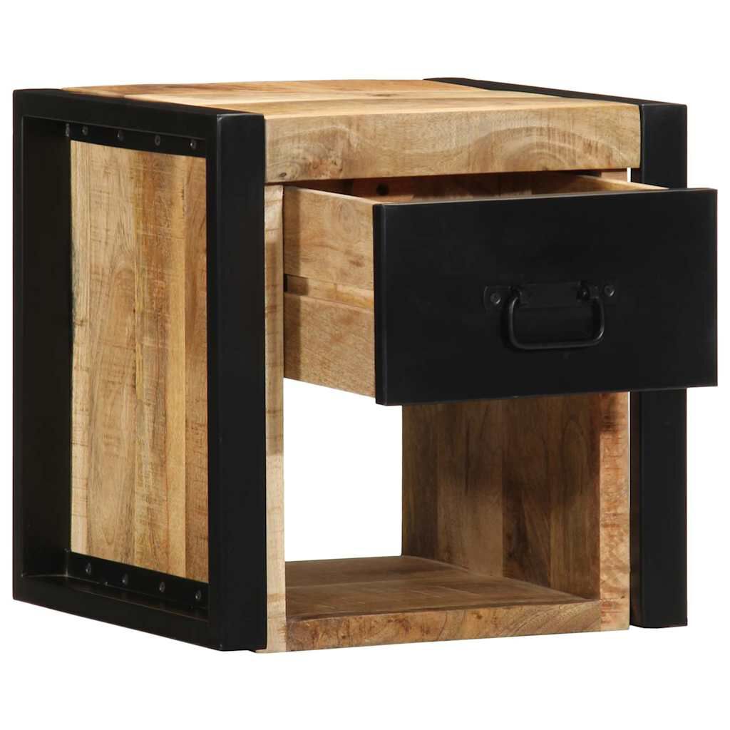 vidaXL Κομοδίνα 2 τεμάχια 40x35x40 cm Στερεό ακατέργαστο ξύλο Mango