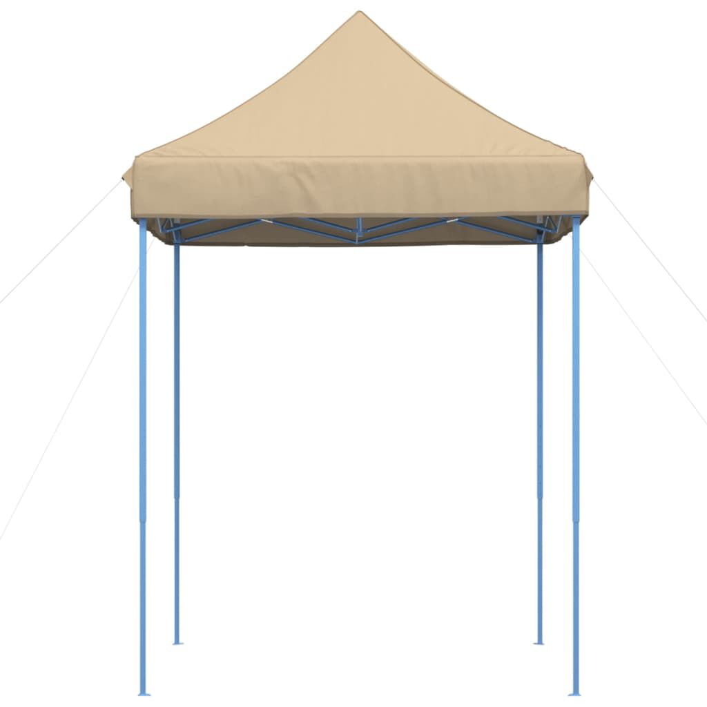 vidaXL Τέντα Εκδηλώσεων Πτυσσόμενη Pop-Up Μπεζ 200x200x306 εκ.