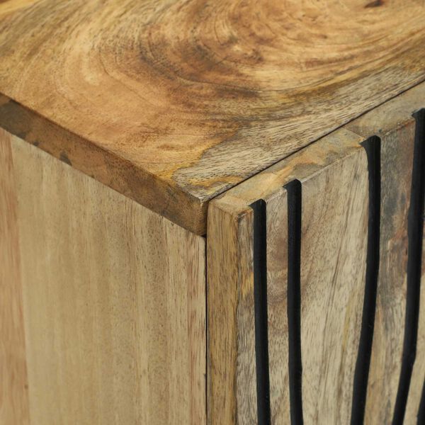 vidaXL Ντουλάπα Τηλεόρασης 105x33.5x46 cm Μασίφ ξύλο μάνγκο