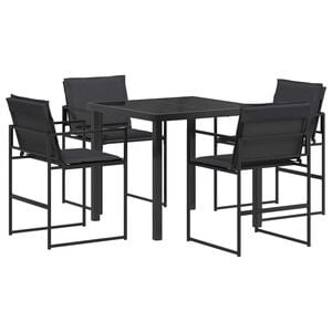 vidaXL &Sigma;έ&tau; &phi;&alpha;&gamma;&eta;&tau;&omicron;ύ &gamma;&iota;&alpha; &kappa;ή&pi;&omicron; 5 pcs &Mu;&alpha;ύ&rho;&omicron; &kappa;&alpha;&iota; &Sigma;&kappa;&omicron;ύ&rho;&omicron; &gamma;&kappa;&rho;&iota;