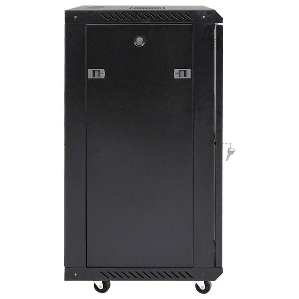 vidaXL Καμπίνα Δικτύου με Περιστ. Πόδια 15U 19" IP20 60x45x86 εκ.