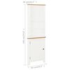 vidaXL Έπιπλο/Ντουλάπι Γωνιακό 59 x 36 x 180 εκ. από Μασίφ Ξύλο Δρυός