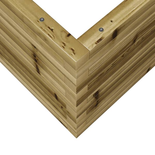vidaXL Ζαρντινιέρα Κήπου 50x50x45,5 εκ. από Εμποτισμένο Ξύλο Πεύκου