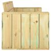 vidaXL Σετ Σαλονιού Κήπου 4 Τεμαχίων από Εμποτισμένο Μασίφ Ξύλο Πεύκου