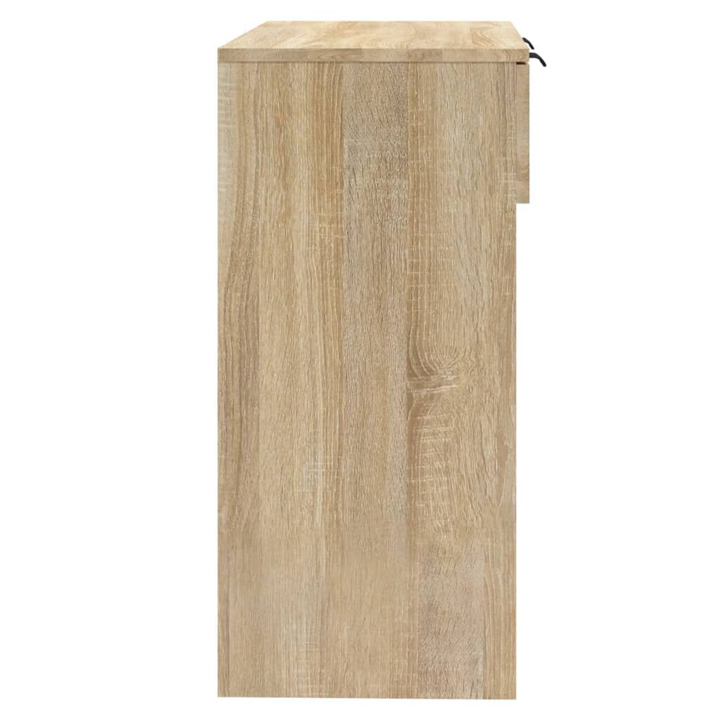 vidaXL Τραπέζι Κονσόλα Sonoma Δρυς 90x36x75 εκ. Επεξεργασμένο Ξύλο
