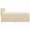 vidaXL &Kappa;&rho;&epsilon;&beta;ά&tau;&iota; Boxspring &mu;&epsilon; &Sigma;&tau;&rho;ώ&mu;&alpha; &Kappa;&rho;&epsilon;&mu; 140x190 &epsilon;&kappa;. &Upsilon;&phi;&alpha;&sigma;&mu;ά&tau;&iota;&nu;&omicron;
