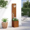vidaXL Οθόνη Ιδιωτικότητας Κήπου Σκ rusty 32 x 140 εκ.