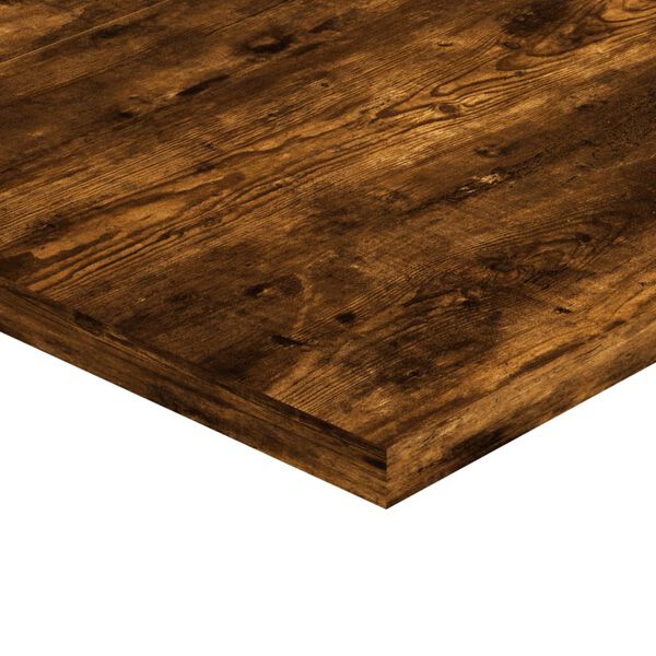 vidaXL Ράφια Τοίχου 4 τεμ. Καπνιστή Δρυς 60x40x1,5 εκ. Επεξεργ. Ξύλο