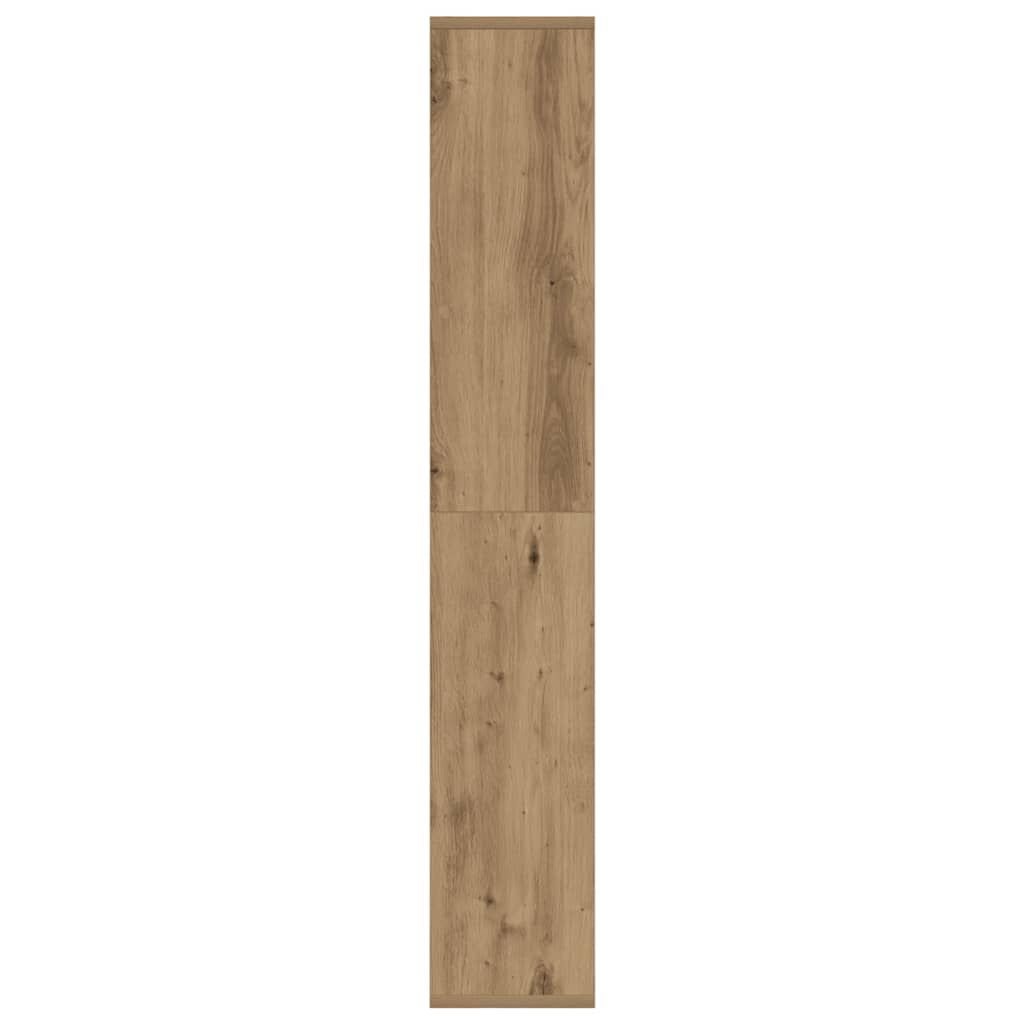 vidaXL Βιβλιοθήκη Αρτισιανή Δρυς 72x20x120 εκ. από Επεξεργασμένο Ξύλο
