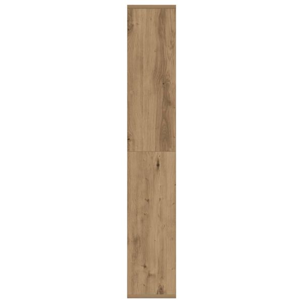 vidaXL Βιβλιοθήκη Αρτισιανή Δρυς 72x20x120 εκ. από Επεξεργασμένο Ξύλο