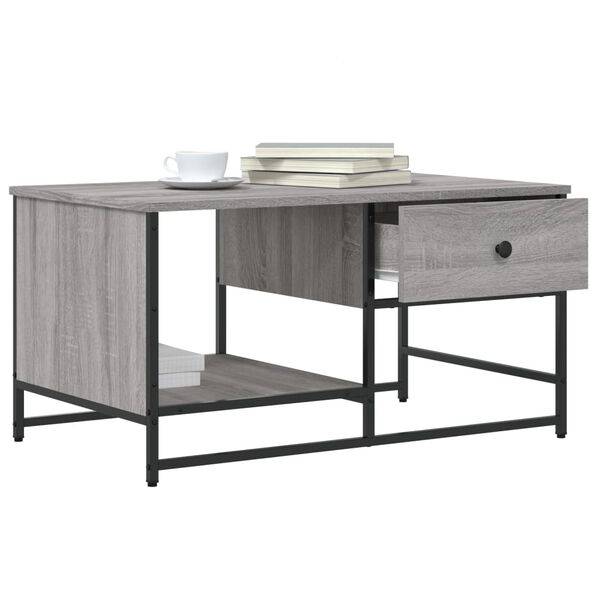 vidaXL Τραπεζάκι Σαλονιού Γκρι Sonoma 85,5x51x45 εκ Επεξεργασμένο Ξύλο