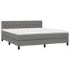 vidaXL &Kappa;&rho;&epsilon;&beta;ά&tau;&iota; Boxspring &mu;&epsilon; &Sigma;&tau;&rho;ώ&mu;&alpha; &Sigma;&kappa;&omicron;ύ&rho;&omicron; &Gamma;&kappa;&rho;&iota; 160x200 &epsilon;&kappa; &Upsilon;&phi;&alpha;&sigma;&mu;ά&tau;&iota;&nu;&omicron;