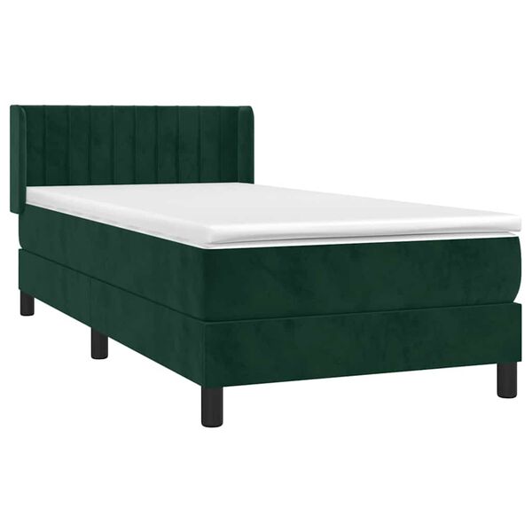 vidaXL &Kappa;&rho;&epsilon;&beta;ά&tau;&iota; Boxspring &mu;&epsilon; &Sigma;&tau;&rho;ώ&mu;&alpha; &Sigma;&kappa;&omicron;ύ&rho;&omicron; &Pi;&rho;ά&sigma;&iota;&nu;&omicron; 80x200 &epsilon;&kappa;. &Beta;&epsilon;&lambda;&omicron;ύ&delta;&iota;&nu;&omicron;