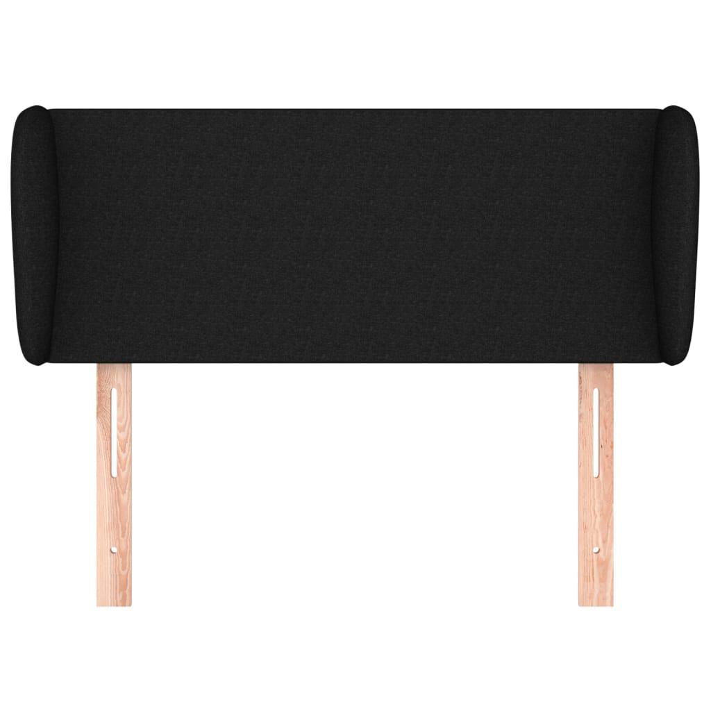 vidaXL Κεφαλάρι με Πτερύγια Μαύρο 103x23x78/88 εκ. Υφασμάτινο
