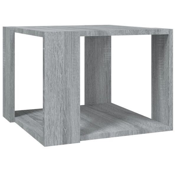 vidaXL Τραπεζάκι Σαλονιού Γκρι Sonoma 40x40x30 εκ. Επεξεργασμένο Ξύλο