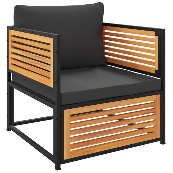 vidaXL &Sigma;&alpha;&lambda;ό&nu;&iota; &Kappa;ή&pi;&omicron;&upsilon; &Sigma;&epsilon;&tau; 12 &Tau;&epsilon;&mu;&alpha;&chi;ί&omega;&nu; &mu;&epsilon; &Mu;&alpha;&xi;&iota;&lambda;ά&rho;&iota;&alpha; &Mu;&alpha;&sigma;ί&phi; &Xi;ύ&lambda;&omicron; &Alpha;&kappa;&alpha;&kappa;ί&alpha;&sigmaf;