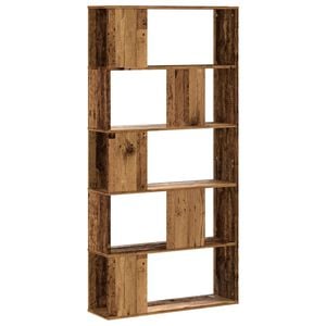 vidaXL &Beta;&iota;&beta;&lambda;&iota;&omicron;&theta;ή&kappa;&eta; 5 &Epsilon;&pi;&iota;&pi;έ&delta;&omega;&nu; 80,5x23,5x162,5 &epsilon;&kappa;. &Epsilon;&pi;&epsilon;&xi;&epsilon;&rho;&gamma;. &Xi;ύ&lambda;&omicron;