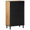 vidaXL Highboard &kappa;&alpha;&phi;έ 60x33x100 cm &mu;&alpha;&sigma;ί&phi; &xi;ύ&lambda;&omicron; Mango