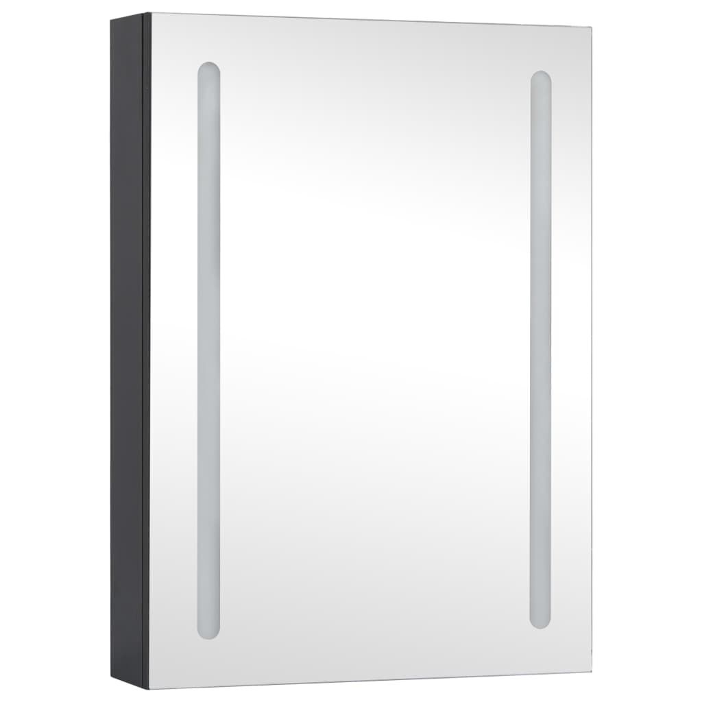 vidaXL Καθρέφτης Μπάνιου με Ντουλάπι & LED 50 x 13 x 70 εκ.