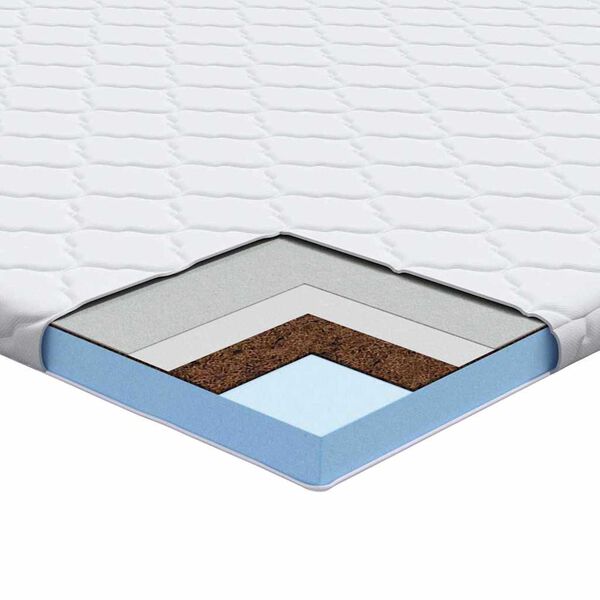 vidaXL Στρώματα Λευκό 70 x 200 cm PU Αφρός