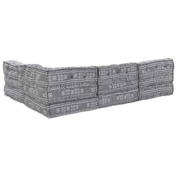 vidaXL Μαξιλάρι 4 pcs Ανοιχτό γκρι 70 x 70 x 54 εκ Πολυεστέρας