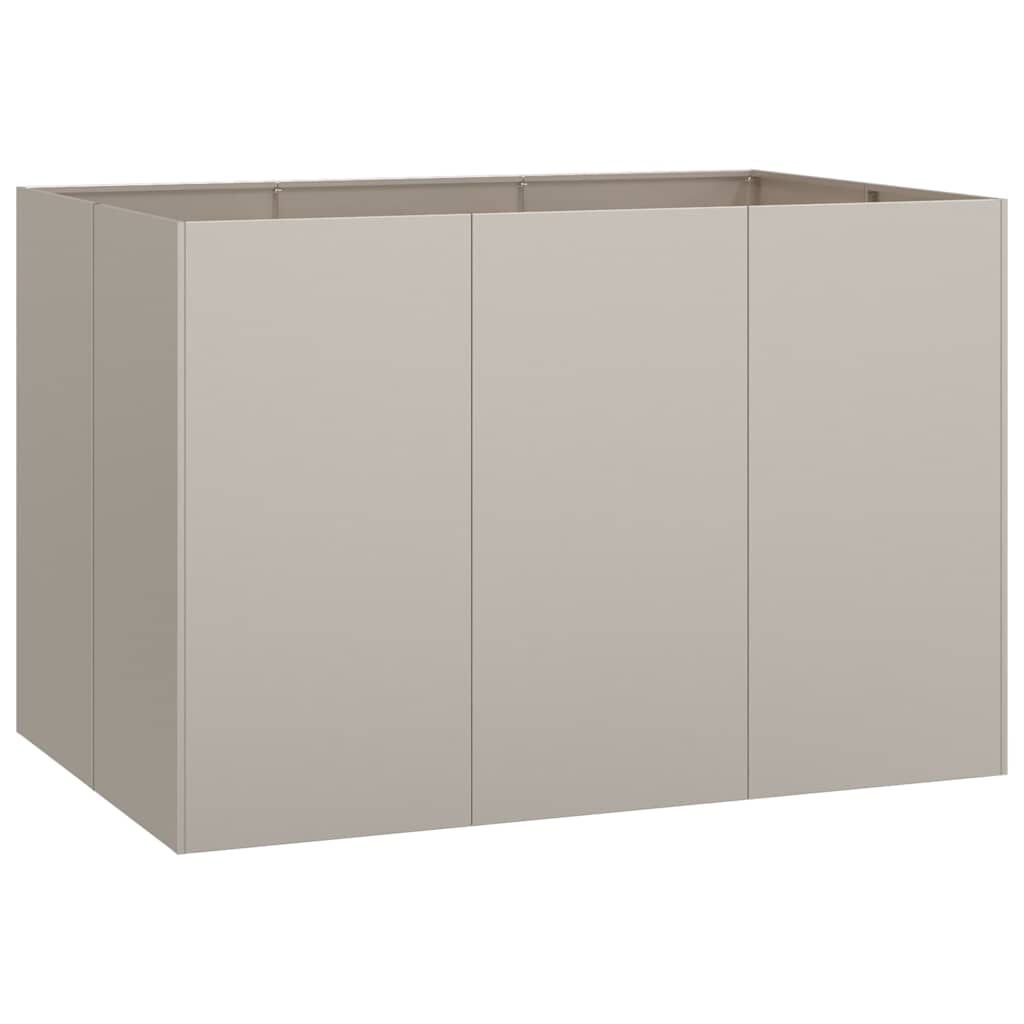 vidaXL Ζαρντινιέρα 120x80x80 εκ. Ατσάλι Σκληρυθέν στον Αέρα