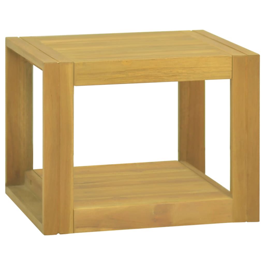 vidaXL Έπιπλο Μπάνιου Επιτοίχιο 45 x 45 x 35 εκ. από Μασίφ Ξύλο Teak