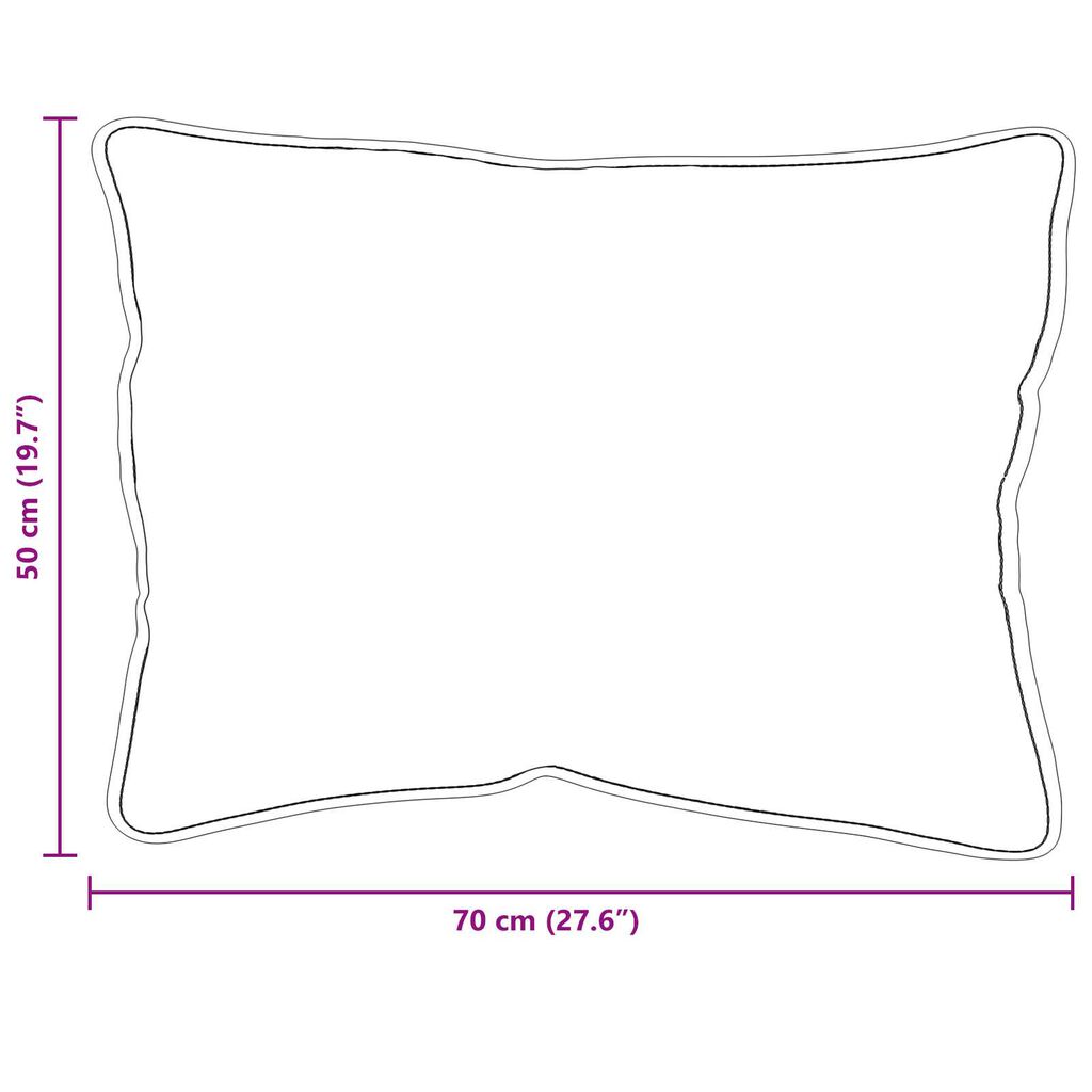 vidaXL Πάπλωμα με Μαξιλάρια Άλλο 3 pcs Λευκό 260 x 220 εκ. Μικροΐνες