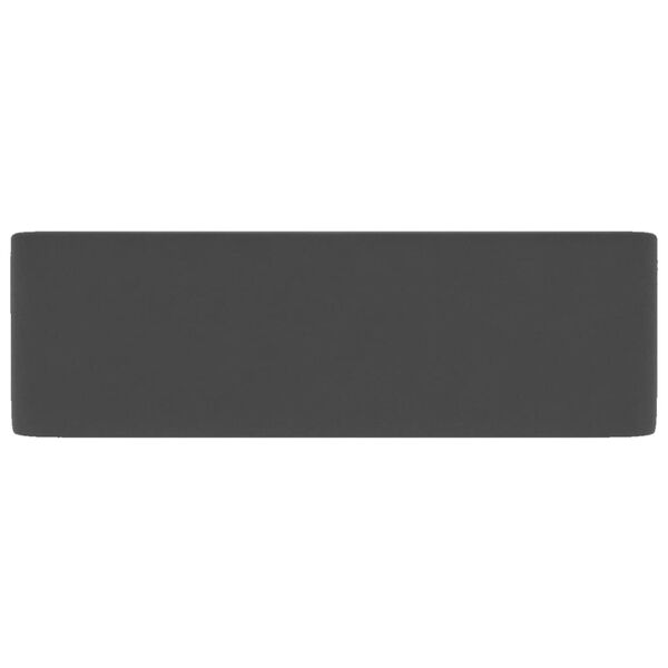 vidaXL Νιπτήρας Πολυτελής Σκούρο Γκρι Ματ 41 x 30 x 12 εκ. Κεραμικός