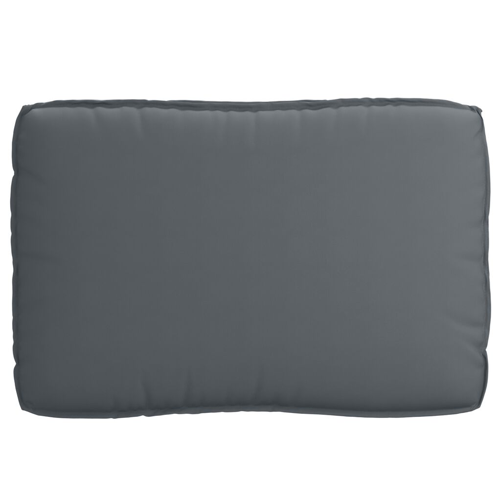 vidaXL Μαξιλάρι παλέτας για κάθισμα Ανθρακί 120 x 80 x 12 cm