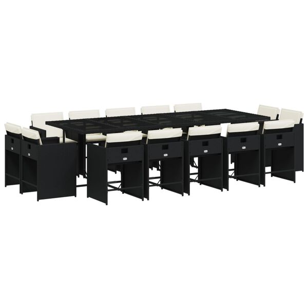 vidaXL &Sigma;&epsilon;&tau; &Tau;&rho;&alpha;&pi;&epsilon;&zeta;&alpha;&rho;ί&alpha;&sigmaf; &Kappa;ή&pi;&omicron;&upsilon; 15 &tau;&epsilon;&mu; &Mu;&alpha;ύ&rho;&omicron; &alpha;&pi;ό &Sigma;&upsilon;&nu;&theta;. &Rho;&alpha;&tau;ά&nu; &mu;&epsilon; &Mu;&alpha;&xi;&iota;&lambda;ά&rho;&iota;&alpha;