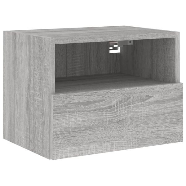 vidaXL Ντουλάπι Τοίχου Τηλεόρασης Γκρι Sonoma 40x30x30 εκ. Επεξ. Ξύλο